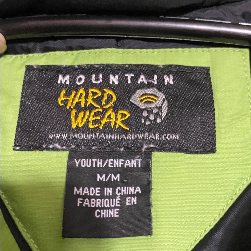 Mountain Hard Wear Green Hoodie Winter Jacket Size Youth M - Picture 2 of 7